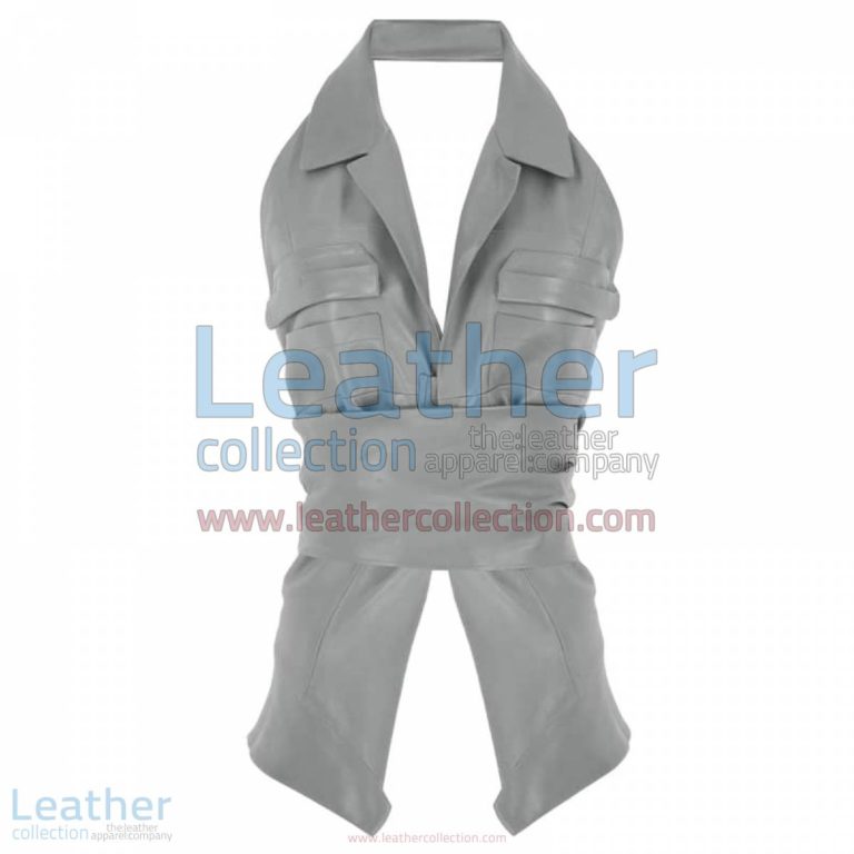 Naked Belted Fashion Leather Vest | naked vest,belted vest