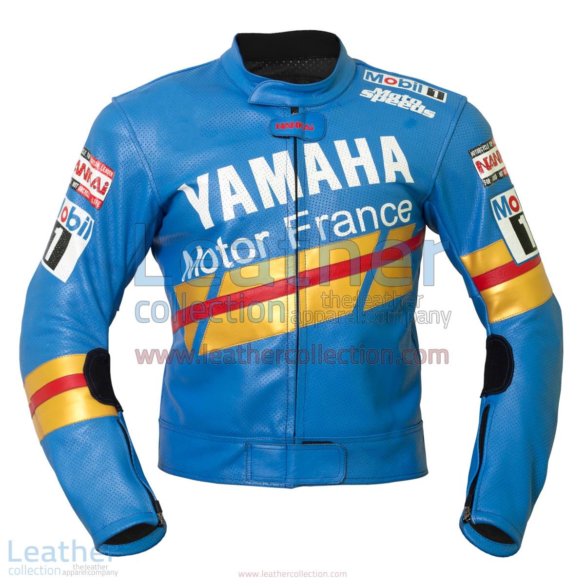 Niall Mackenzie Yamaha GP 1991 Leather Jacket | yamaha leather jacket,yamaha clothing