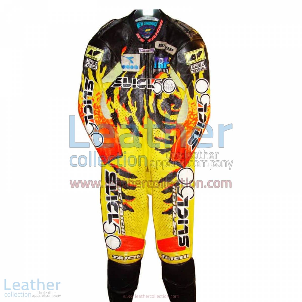 Niall Mackenzie Yamaha GP 1994 Leather Suit | yamaha apparel,yamaha leather suit