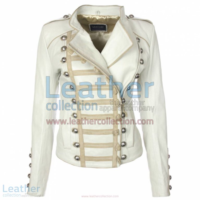 Princess Leather Jacket White | leather jacket white,princess jacket