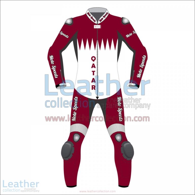 Qatar Flag Motorbike Race Suit | race suit,motorcycle race suit