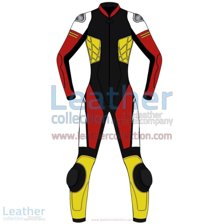 Quad Color One-Piece Motorbike Leather Suit For Women | One Piece motorcycle suit,Quad Color One-Piece motorcycle Leather Suit For Women