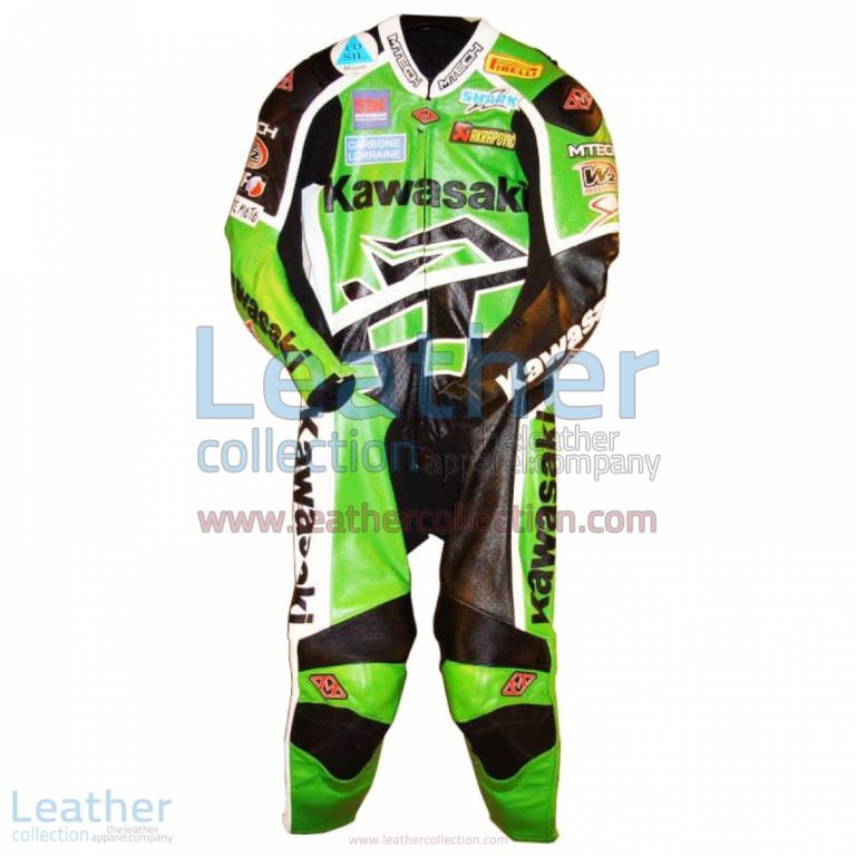 Régis Laconi Kawasaki WSBK 2008 Racing Suit | kawasaki apparel,kawasaki racing suit