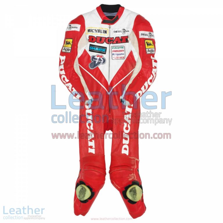 Raymond Roche Ducati WSBK 1990 Leather Suit | ducati apparel,ducati suit