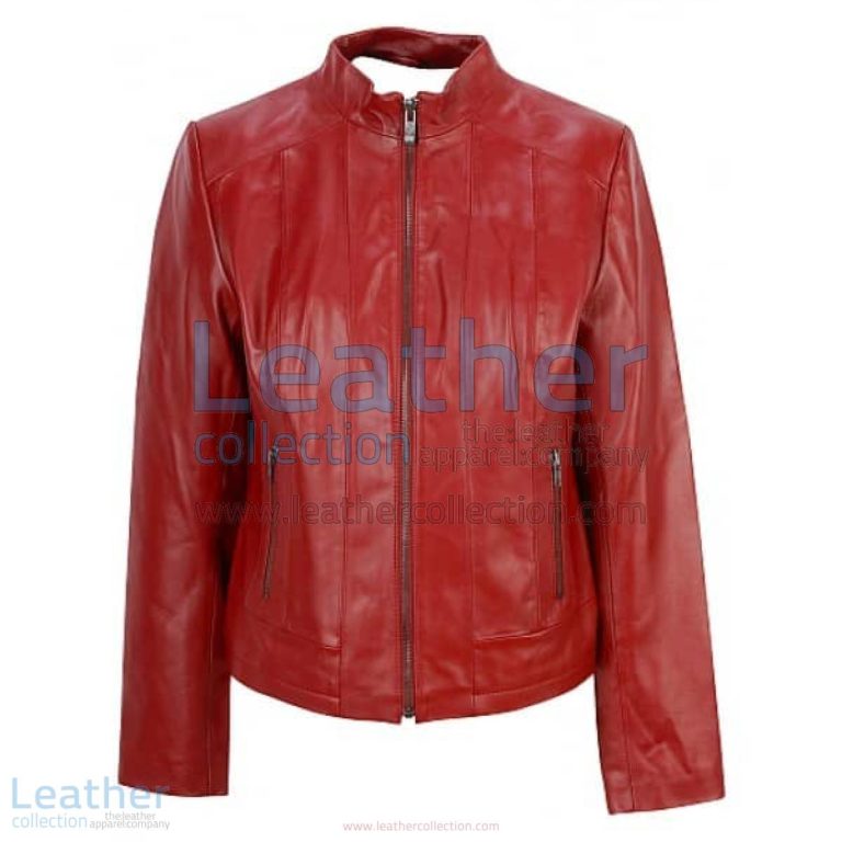 Red Fashion Jacket of Leather | fashion jacket,red jacket