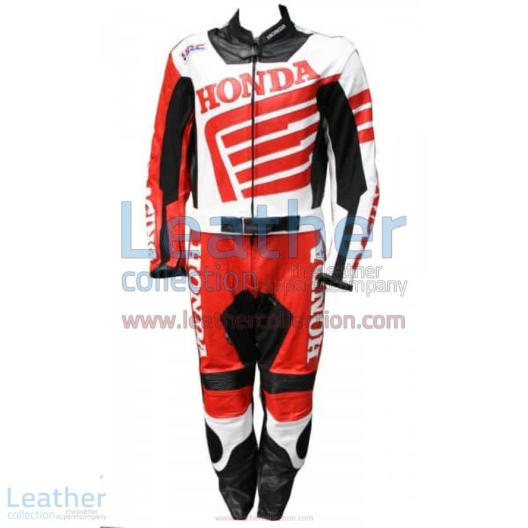 Honda Motorbike Racing Leather Suit | motorcycle suit,honda racing suit