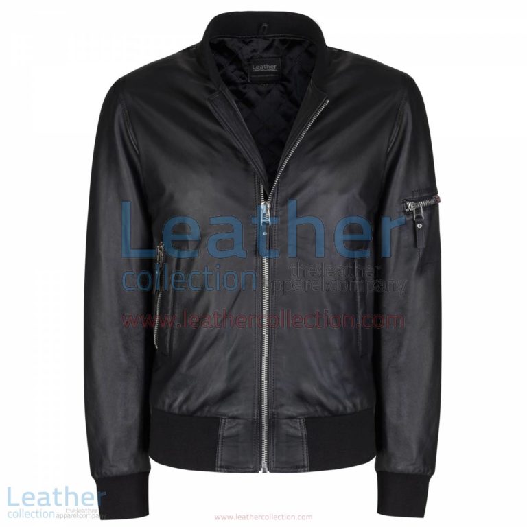 Sage Leather Bomber Jacket | leather bomber jacket,sage bomber jacket