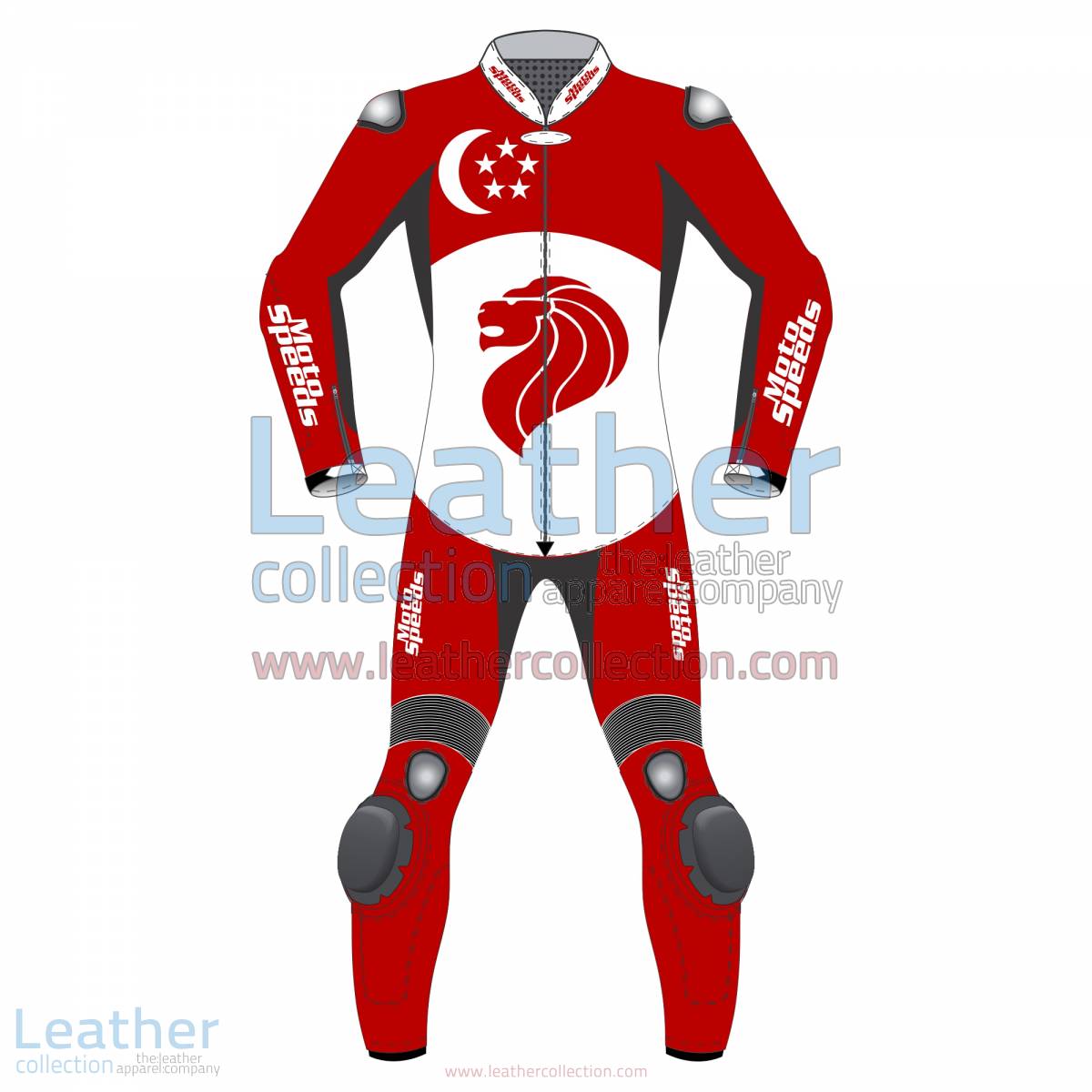Singapore Flag Moto Suit | motorcycle suits,moto suit