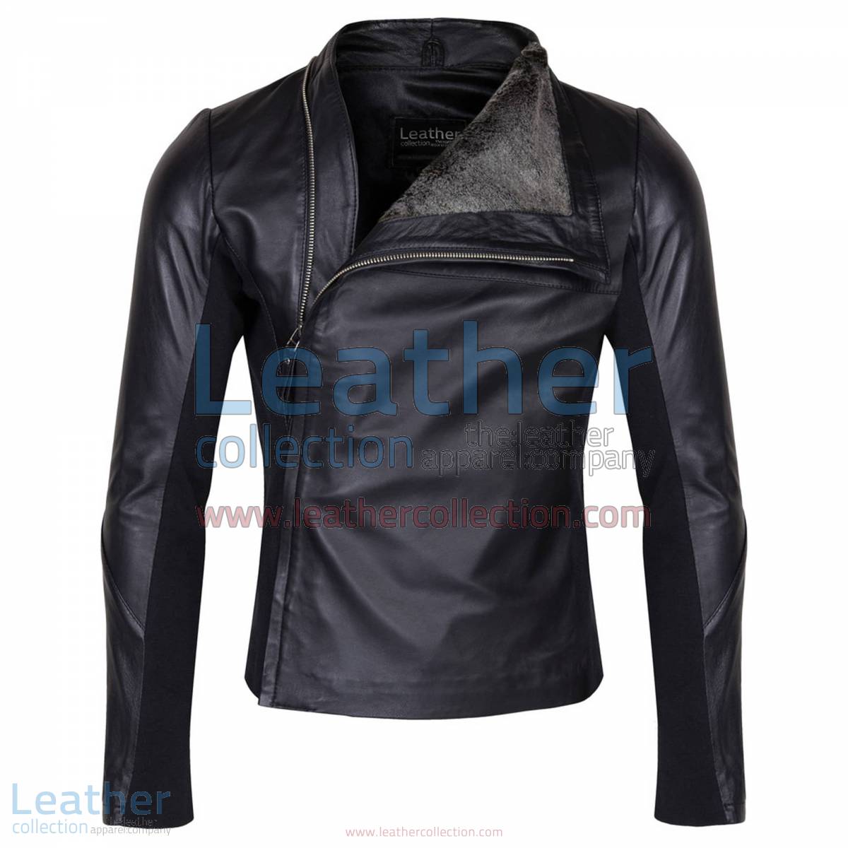 Slim & Smart Leather Jacket with Fur Lining | smart jacket,jacket with fur lining