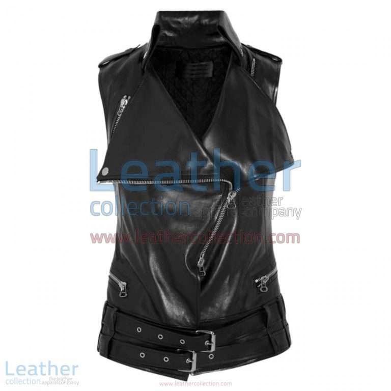 Smart Ladies Leather Vest | smart vest,ladies leather vest
