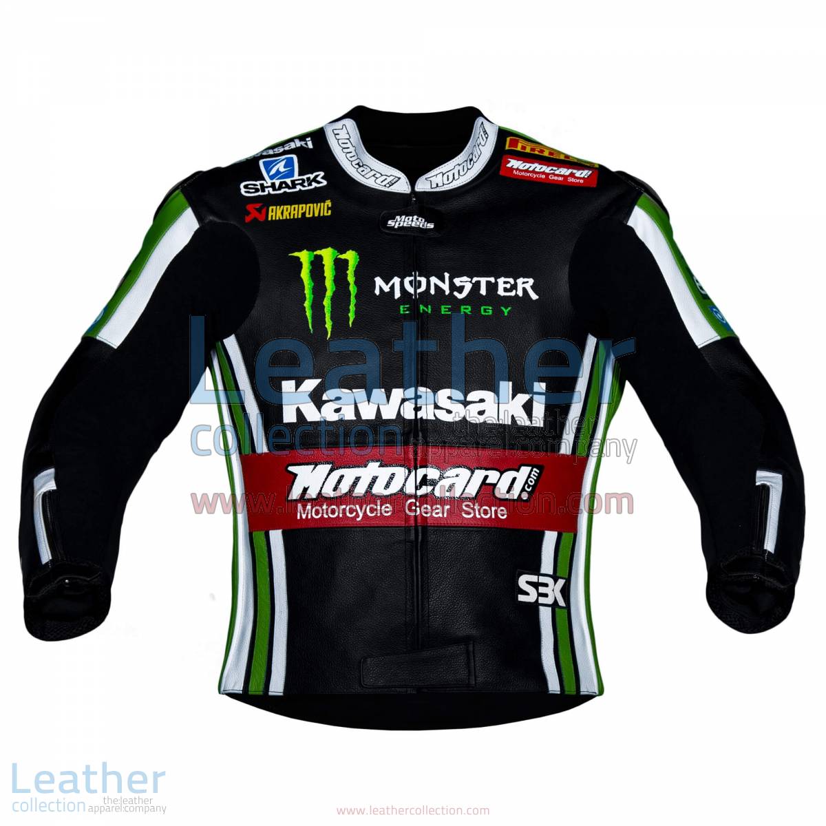 Tom Sykes Kawasaki 2015 SBK Leather Jacket | kawasaki jacket,tom sykes