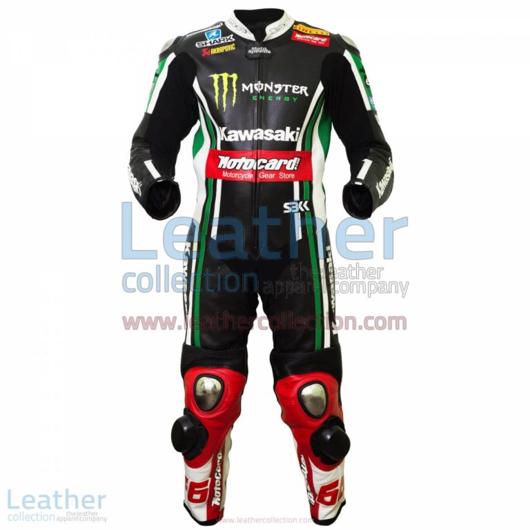 Tom Sykes Kawasaki 2015 MotoGP Leathers | motogp leathers,kawasaki leathers