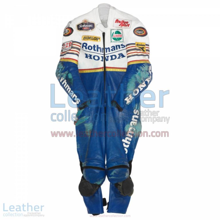 Toni Mang Rothmans Honda GP 1987 Racing Suit | honda racing apparel,honda racing suit