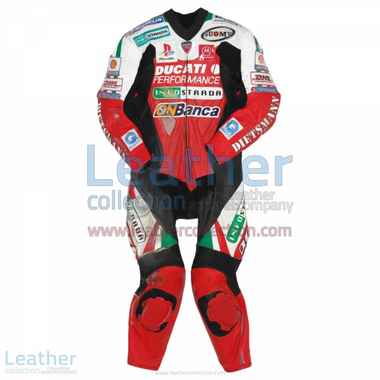 Troy Bayliss Ducati WSBK 2001 Leathers | troy bayliss,ducati leathers