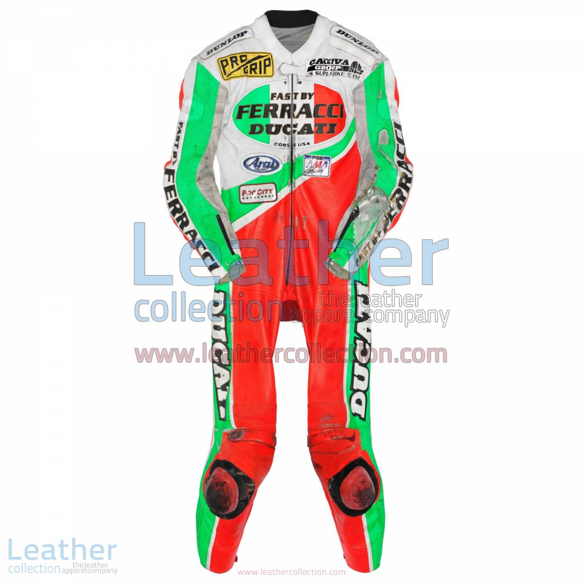 Troy Corser Ducati AMA 1994 Leather Suit | leather suit,ducati leather suit