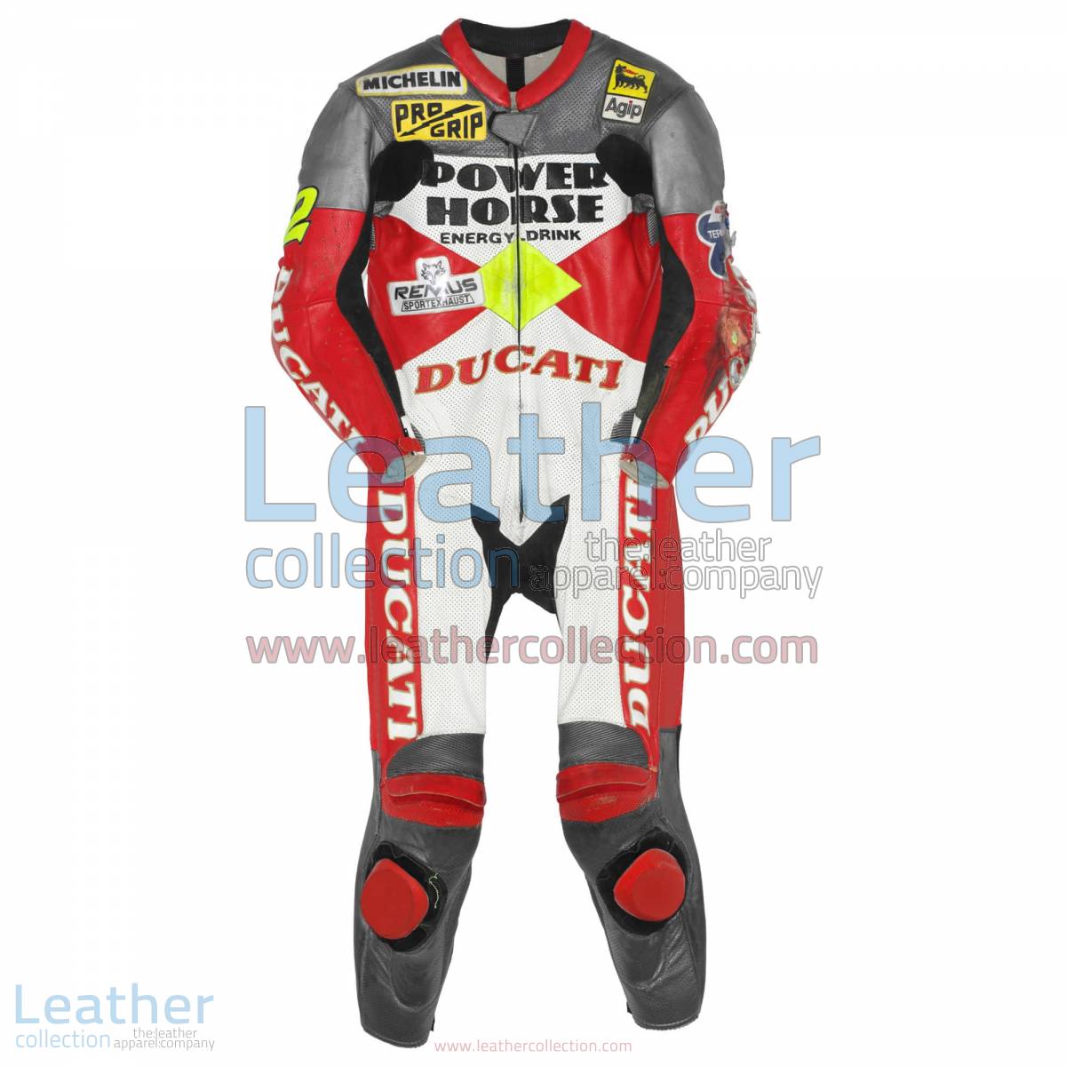Troy Corser Ducati WSBK 1996 Leather Suit | ducati apparel,ducati suit