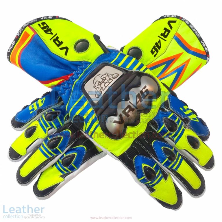 Valentino Rossi MotoGP 2015 Race Gloves | Valentino Rossi gloves,Valentino Rossi MotoGP 2015 Race Gloves