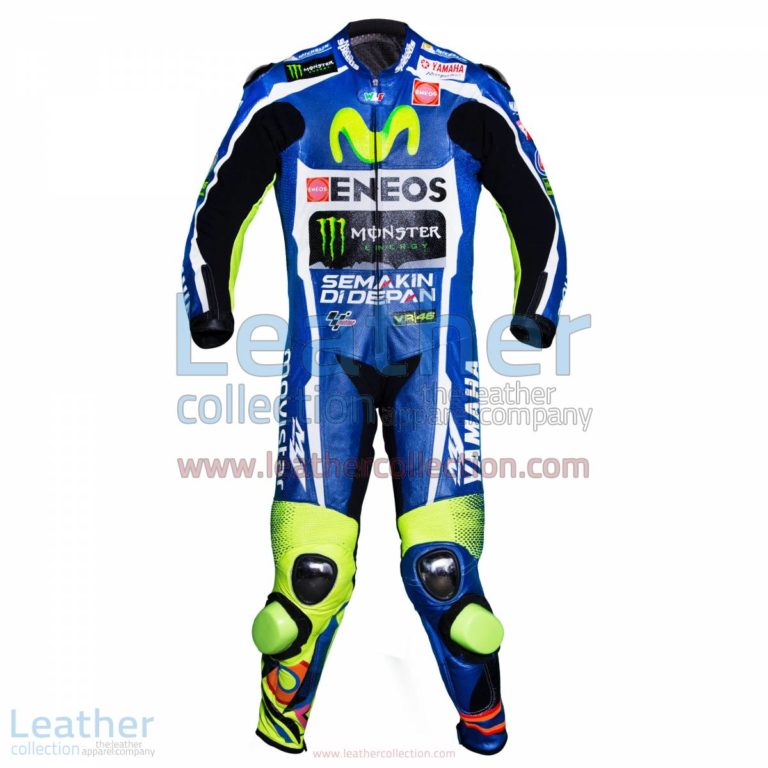 Valentino Rossi Movistar Yamaha Le Mans MotoGP 2016 Suit | Yamaha suit,Valentino Rossi suit