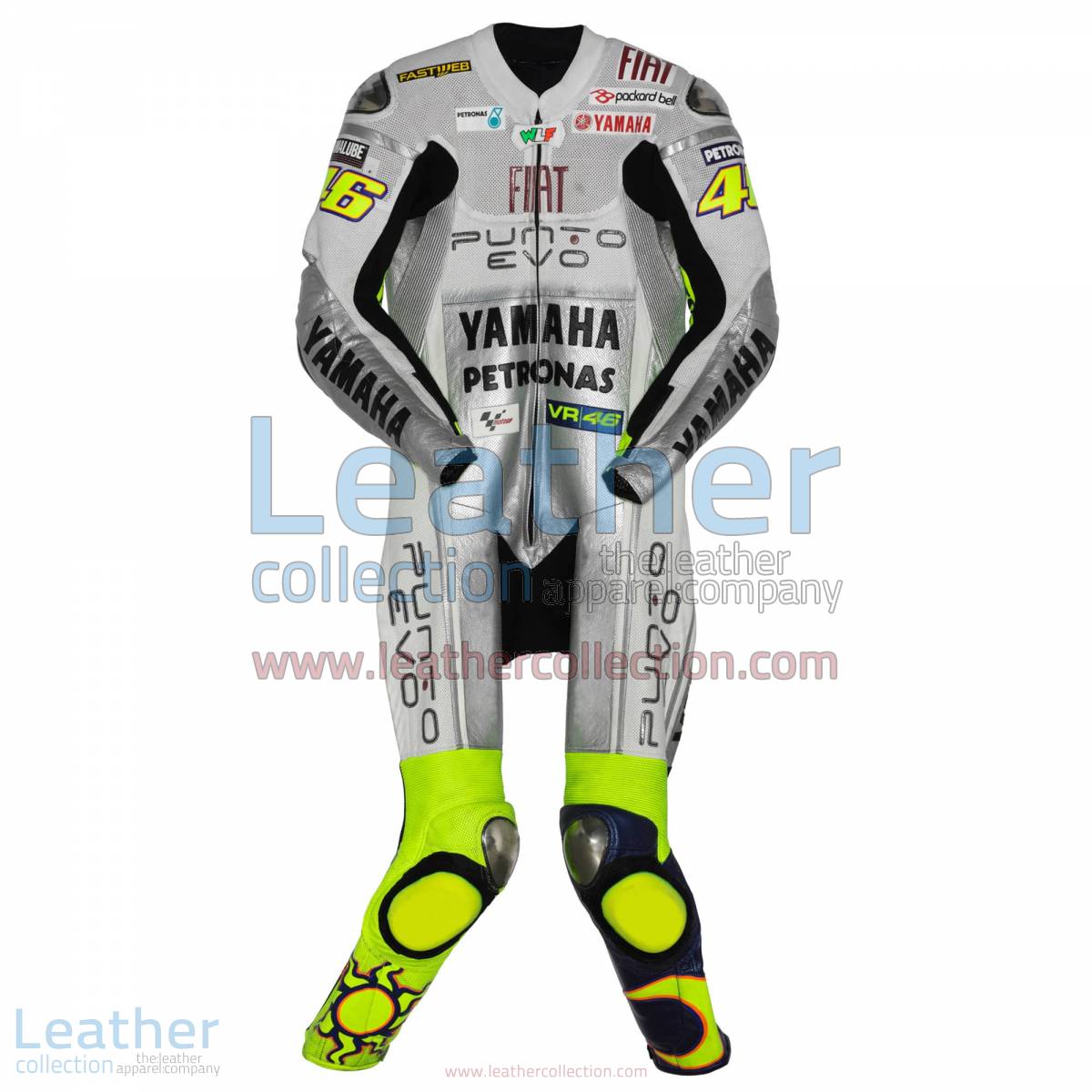 Valentino Rossi Yamaha Fiat 2009 Racing Suit | yamaha apparel,racing suit