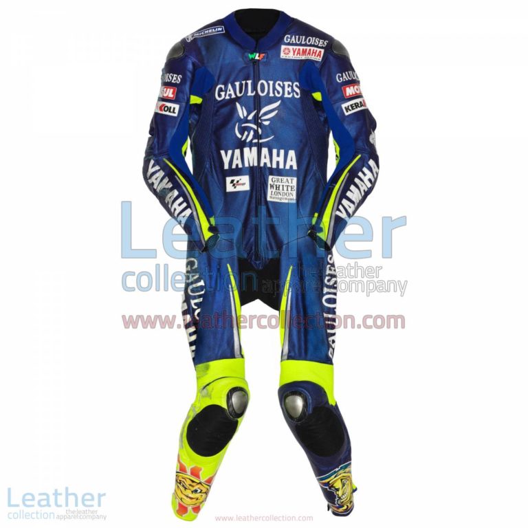 Valentino Rossi Yamaha MotoGP 2005 Race Suit | motogp racing,valentino rossi race suit