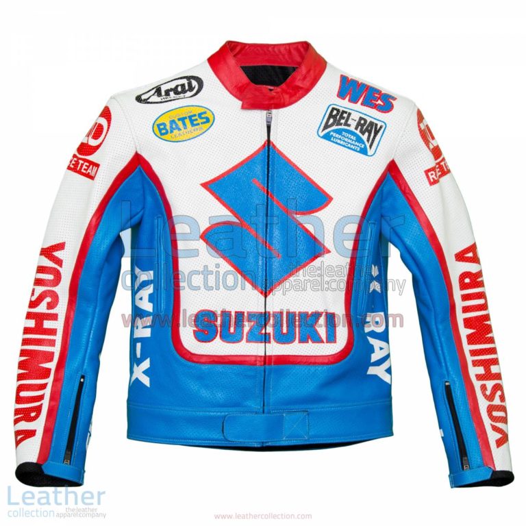 Wes Cooley Yoshimura Suzuki AMA Race Jacket | Suzuki race jacket,Wes Cooley Yoshimura Suzuki AMA race jacket