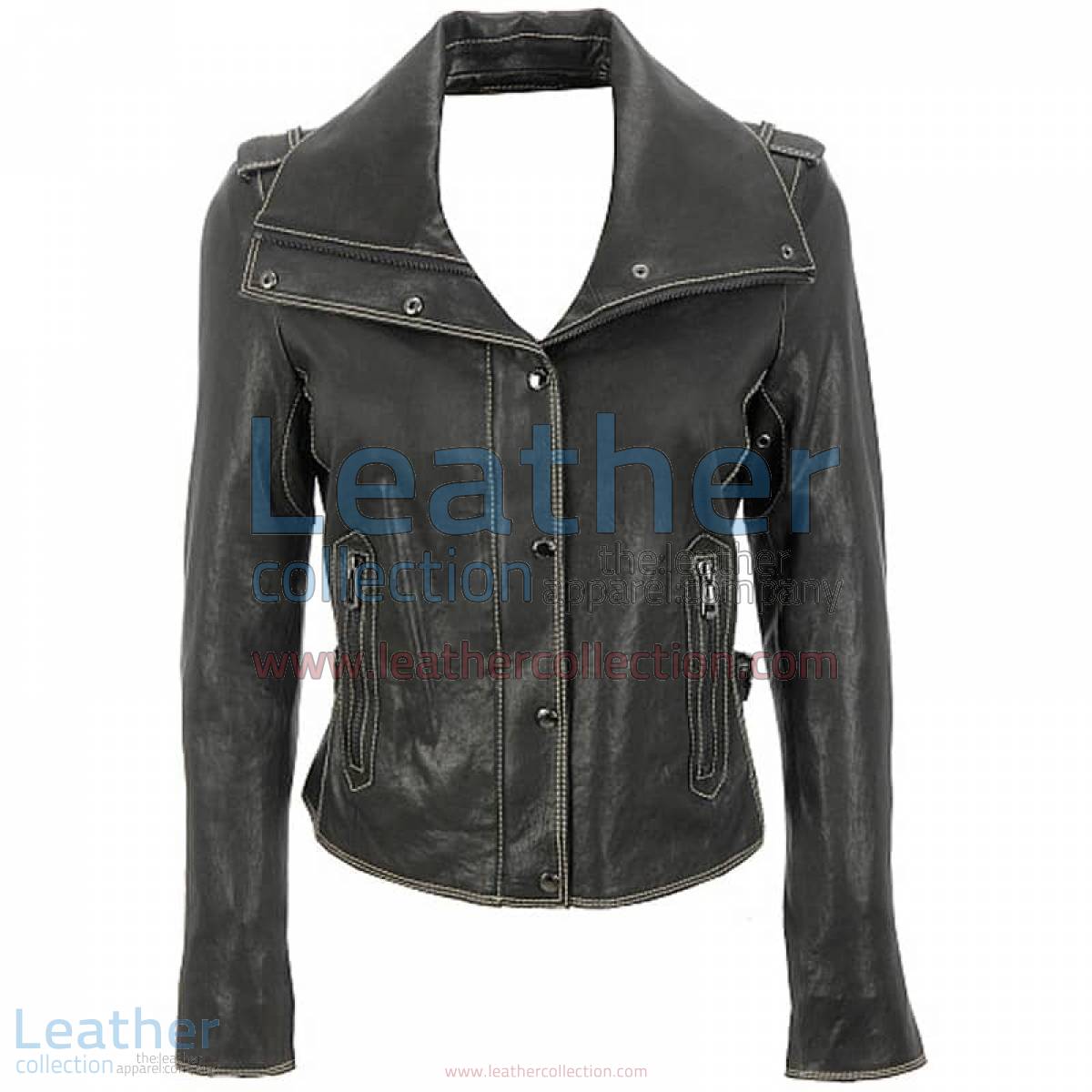Wing Collar Jacket Leather | jacket leather,wing collar jacket