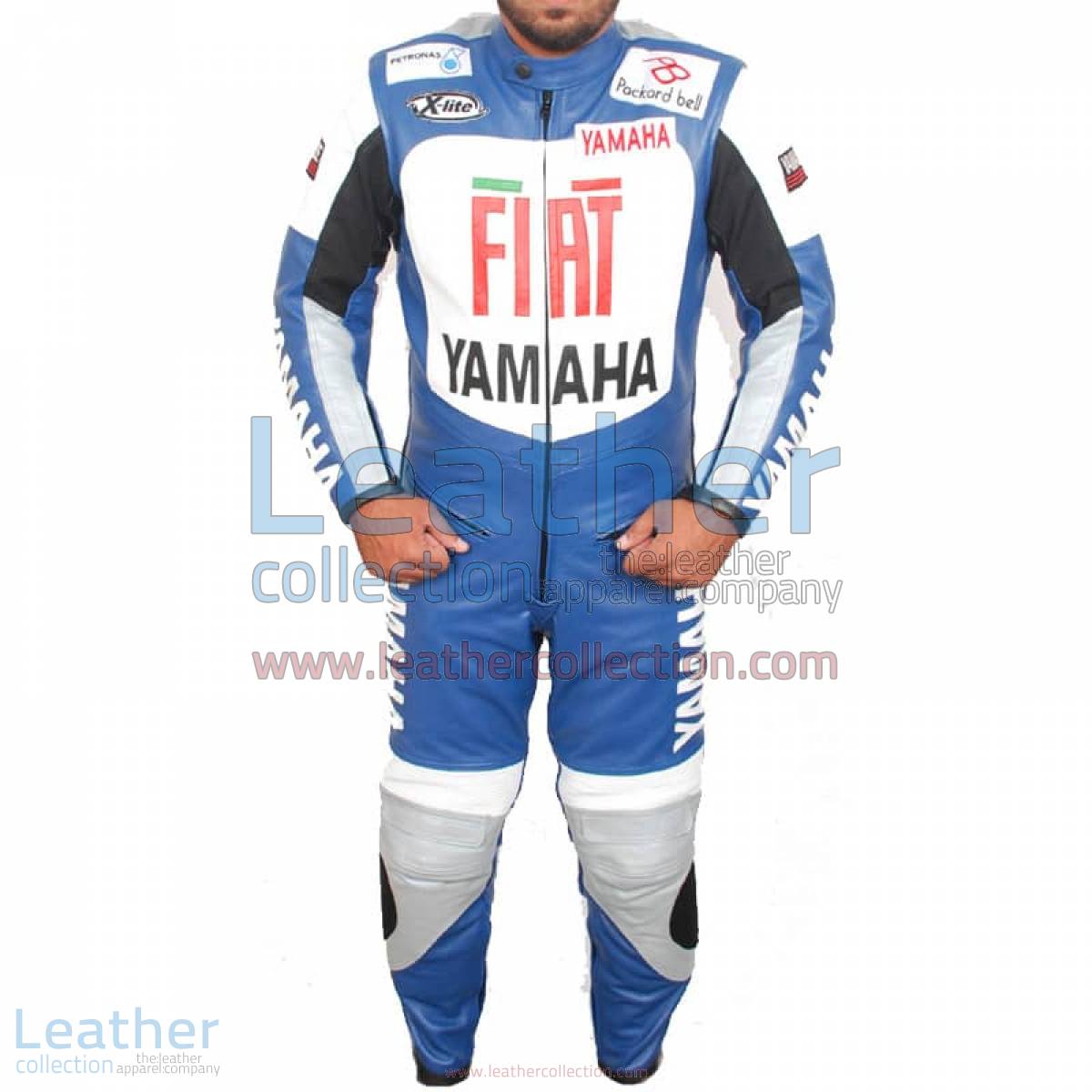 Yamaha FIAT Motorcycle Racing Leather Suit | yamaha racing,yamaha fiat