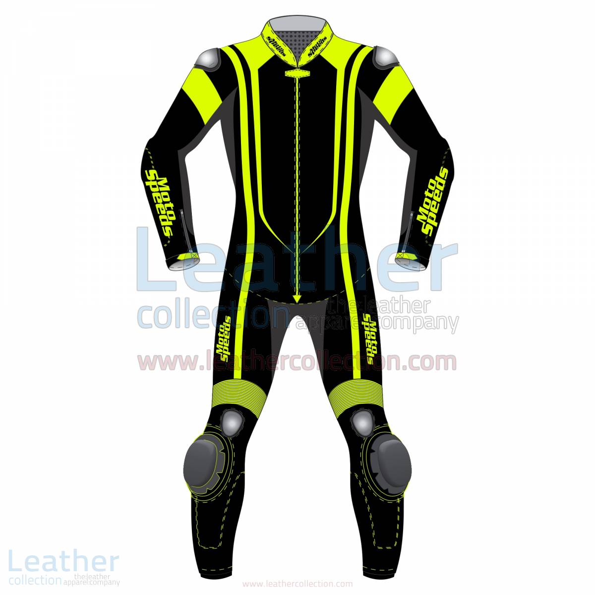 Alpha Neon Leather Motorbike Suit –  Suit