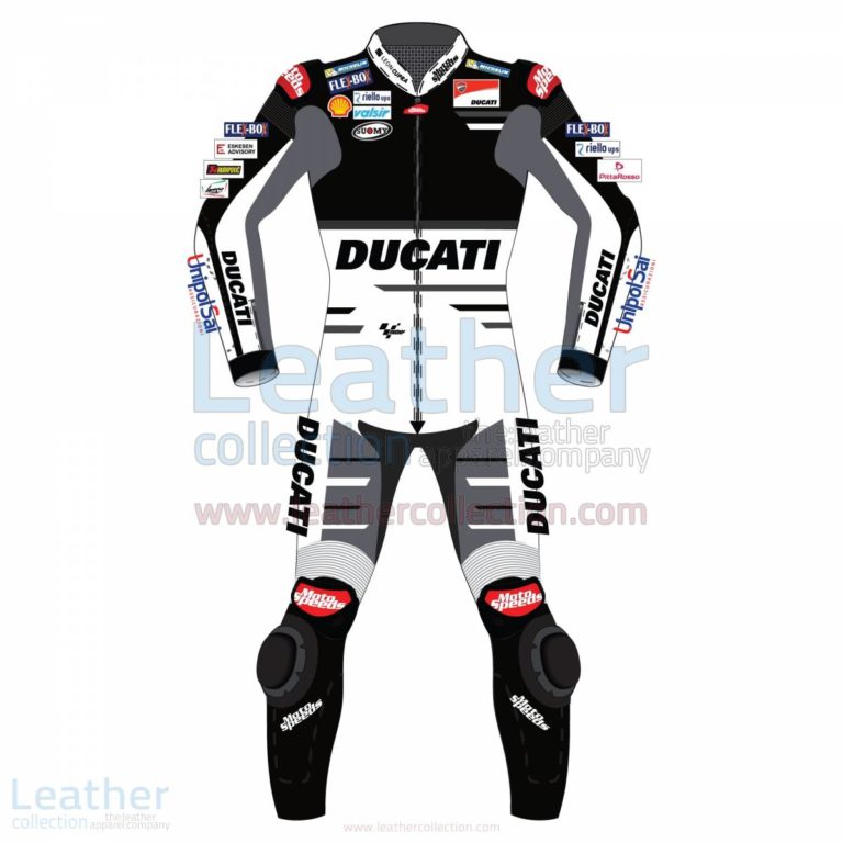 Andrea Dovizioso Ducati MotoGP 2018 Leather Suit Black – Ducati Suit