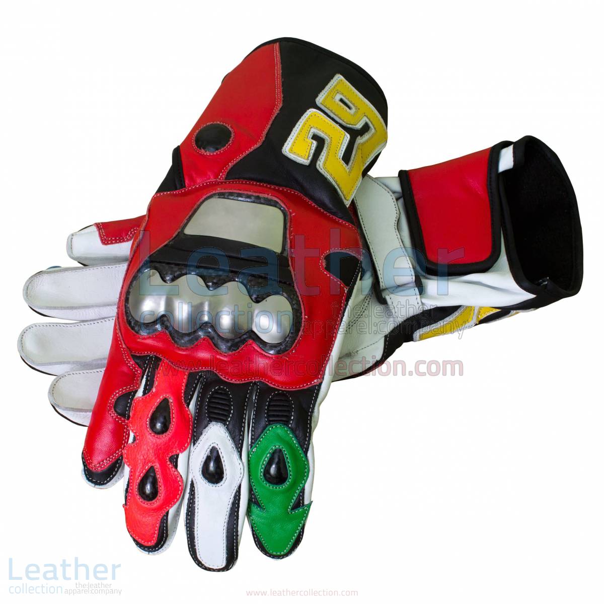 Andrea Iannone Motorbike Leather Racing Gloves – Ducati Gloves