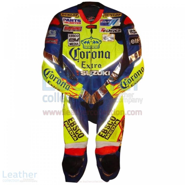 Anthony Gobert 2003 Corona Suzuki Race Leathers – Suzuki Suit