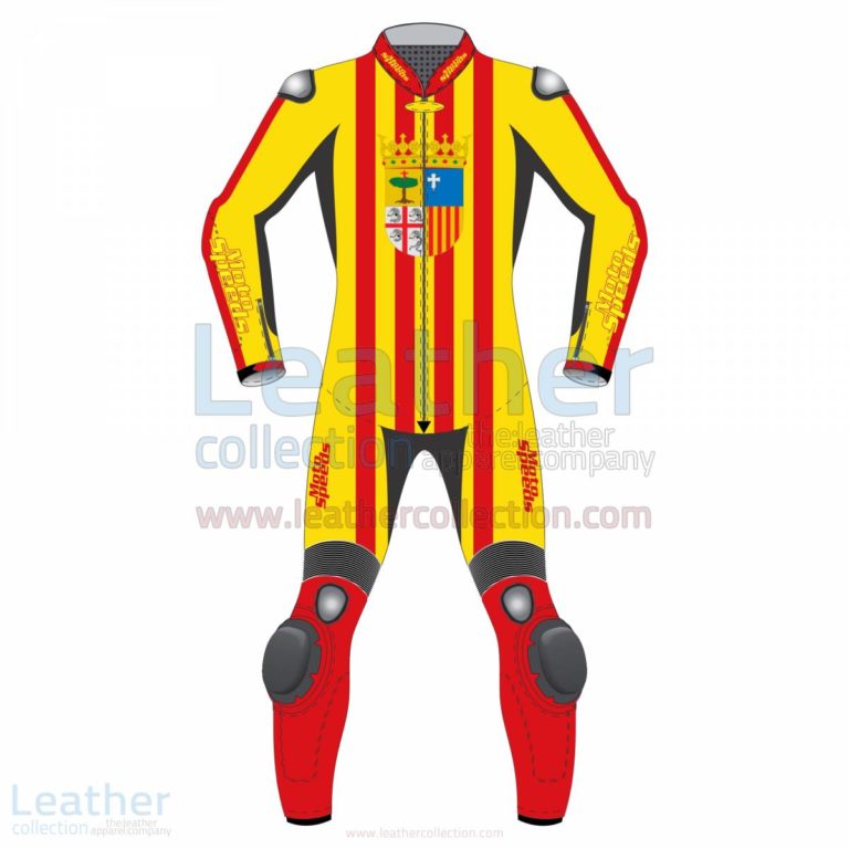 Aragon Flag Leather Moto Suit –  Suit