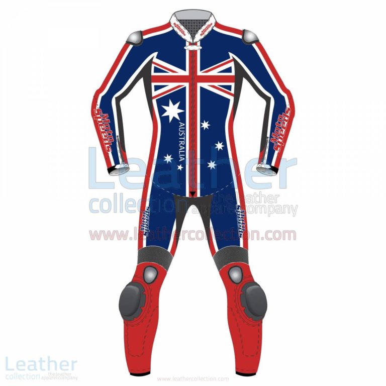 Australian Flag Moto Racing Suit –  Suit