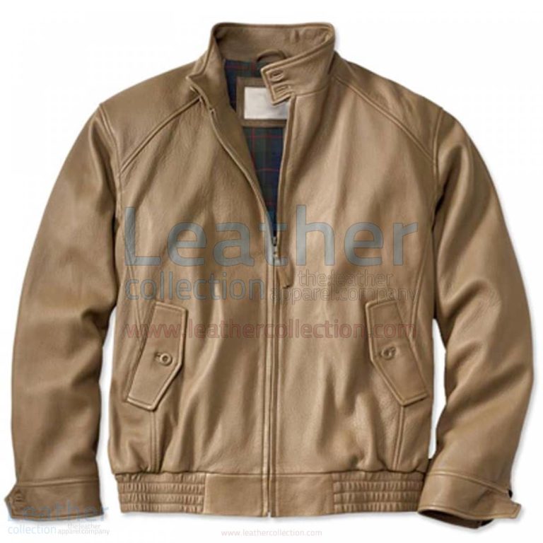Leather Pilot Bomber Jacket –  Jacket