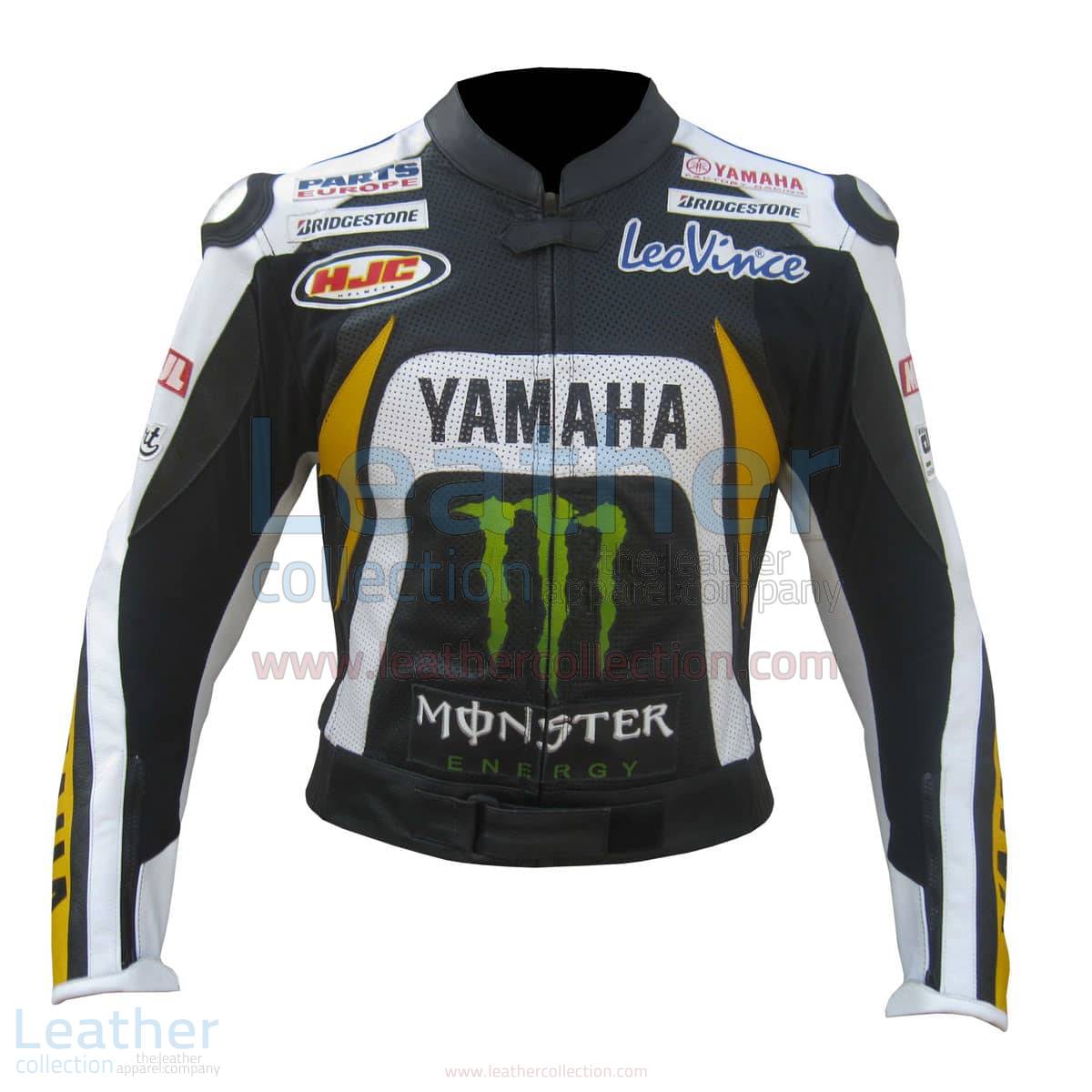 Ben Spies Yamaha Monster 2010 Leather Jacket – Yamaha Jacket