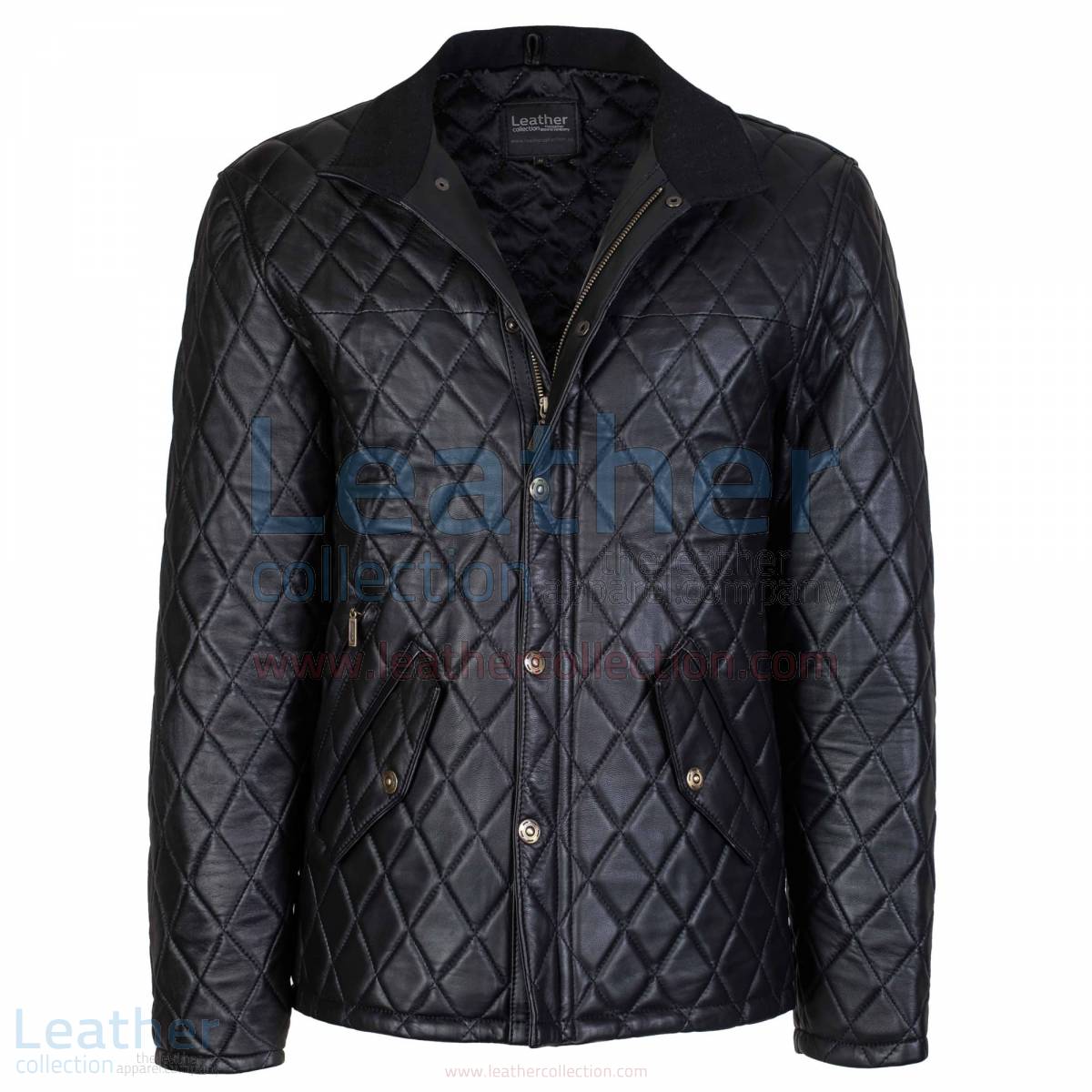 Diamond Leather Jacket –  Jacket