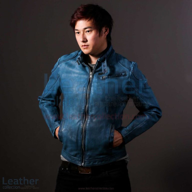 Blue Jazz Leather Jacket for Mens –  Jacket