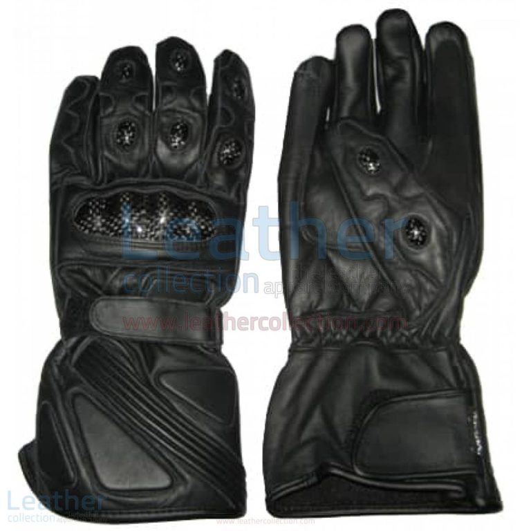 Bravo Black Leather Riding Gloves –  Gloves