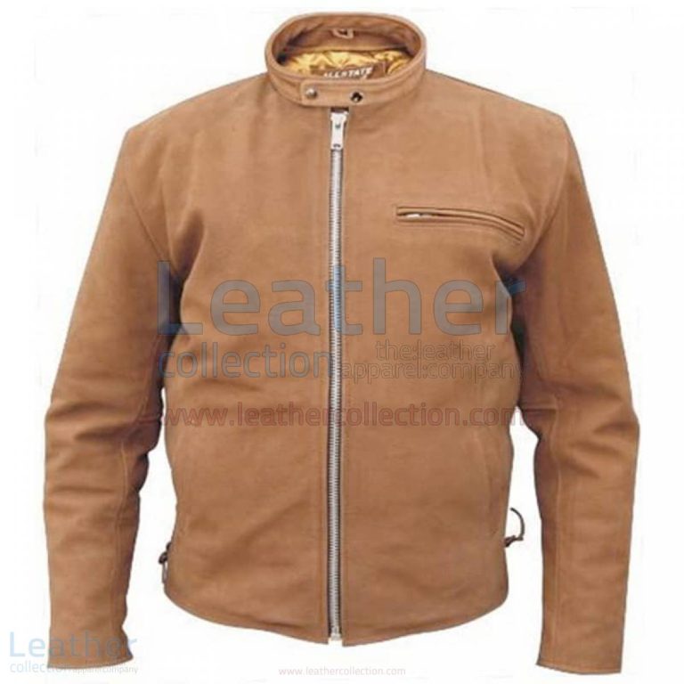 Brown Leather Scooter jacket –  Jacket