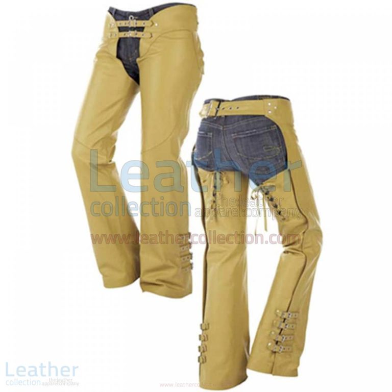 Buckles on Legs Leather Cowboy Chaps –  Chap