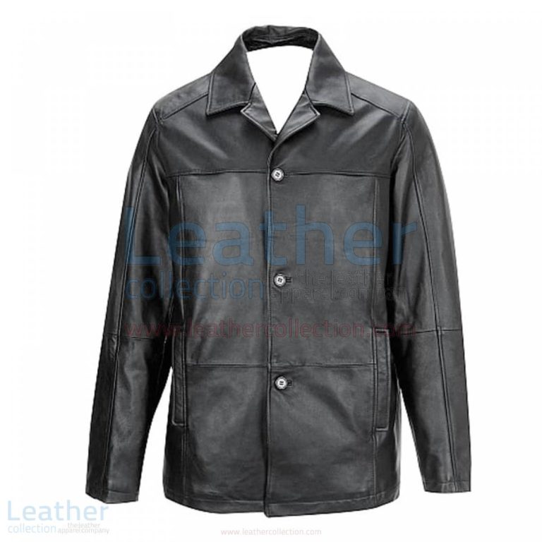Buttoned Front Lambskin Thinsulate Jacket –  Jacket