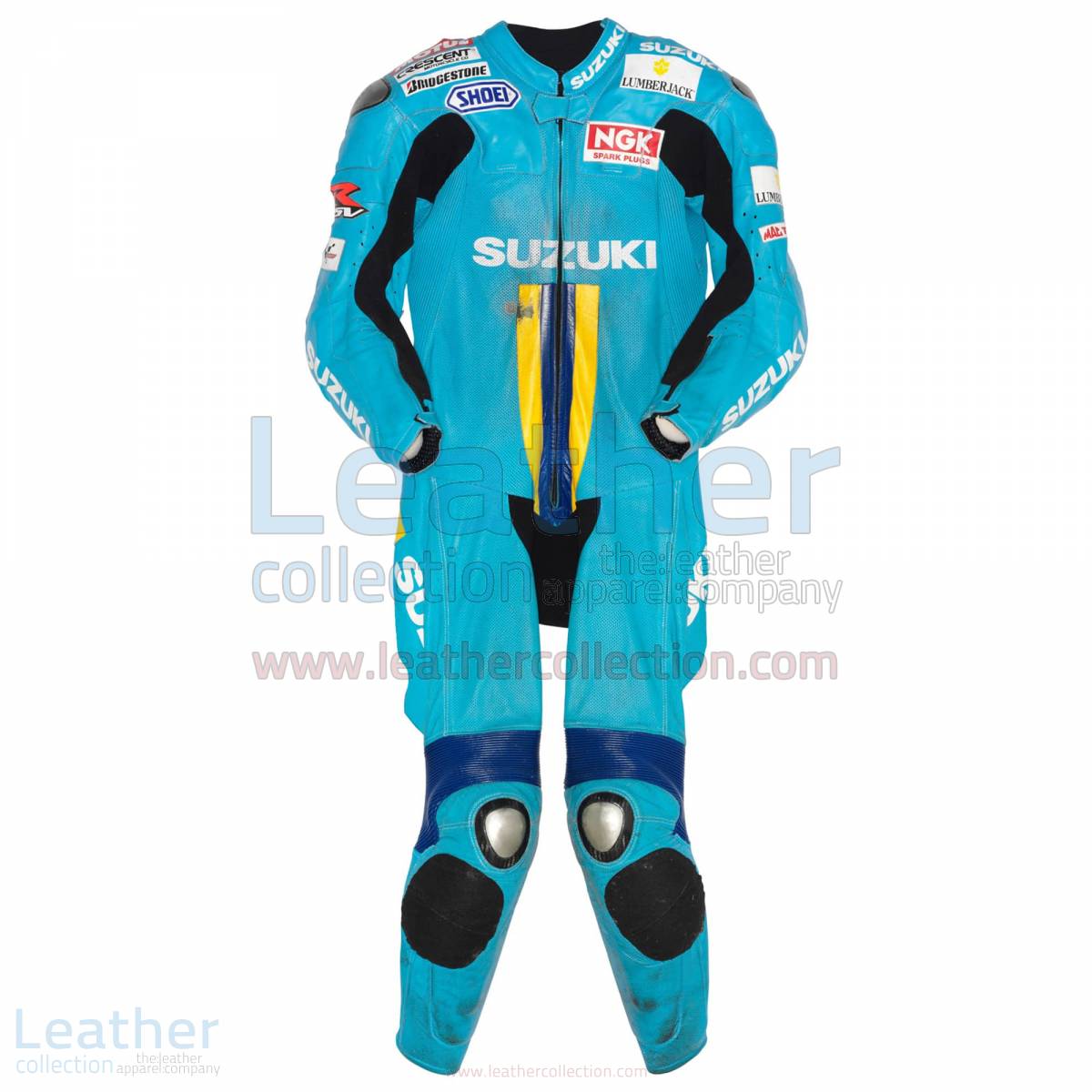 Chris Vermeulen Suzuki MotoGP 2007 Leather Suit – Suzuki Suit