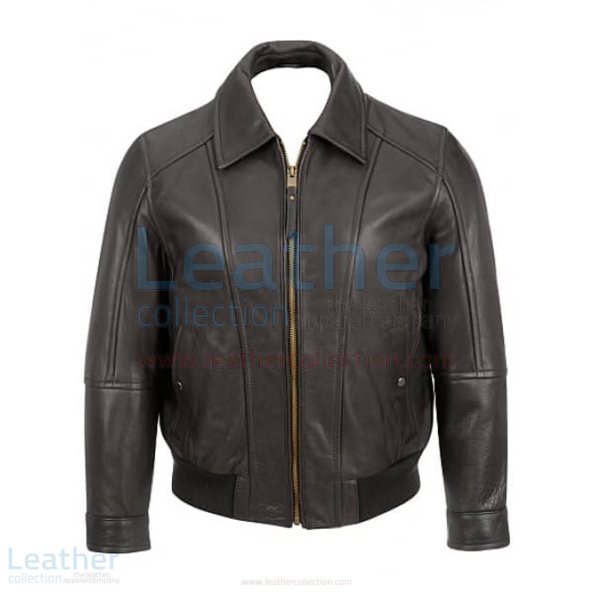 Classic Black Bomber Jacket –  Jacket