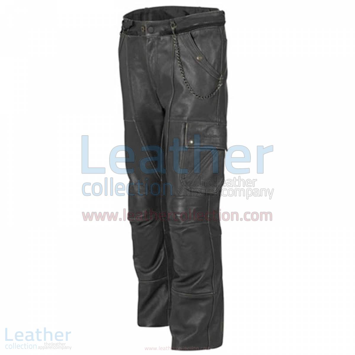 Classic Leather Motorcycle Trousers –  Pant