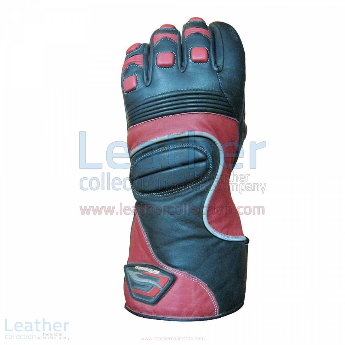 Crescent Motorcycle Leather Gloves