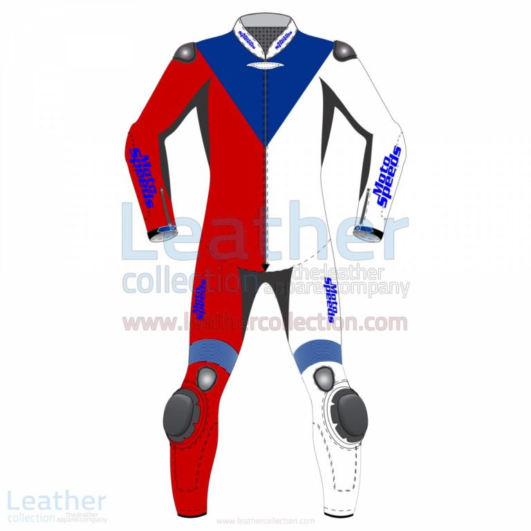 Czech Republic Flag Moto Leathers –  Suit