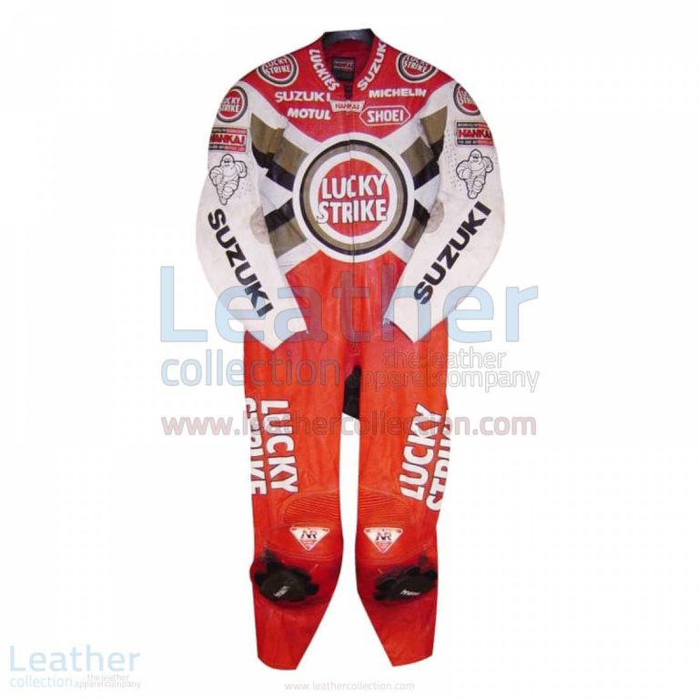 Daryl Beattie Suzuki Lucky Strike Leathers 1995 MotoGP – Suzuki Suit