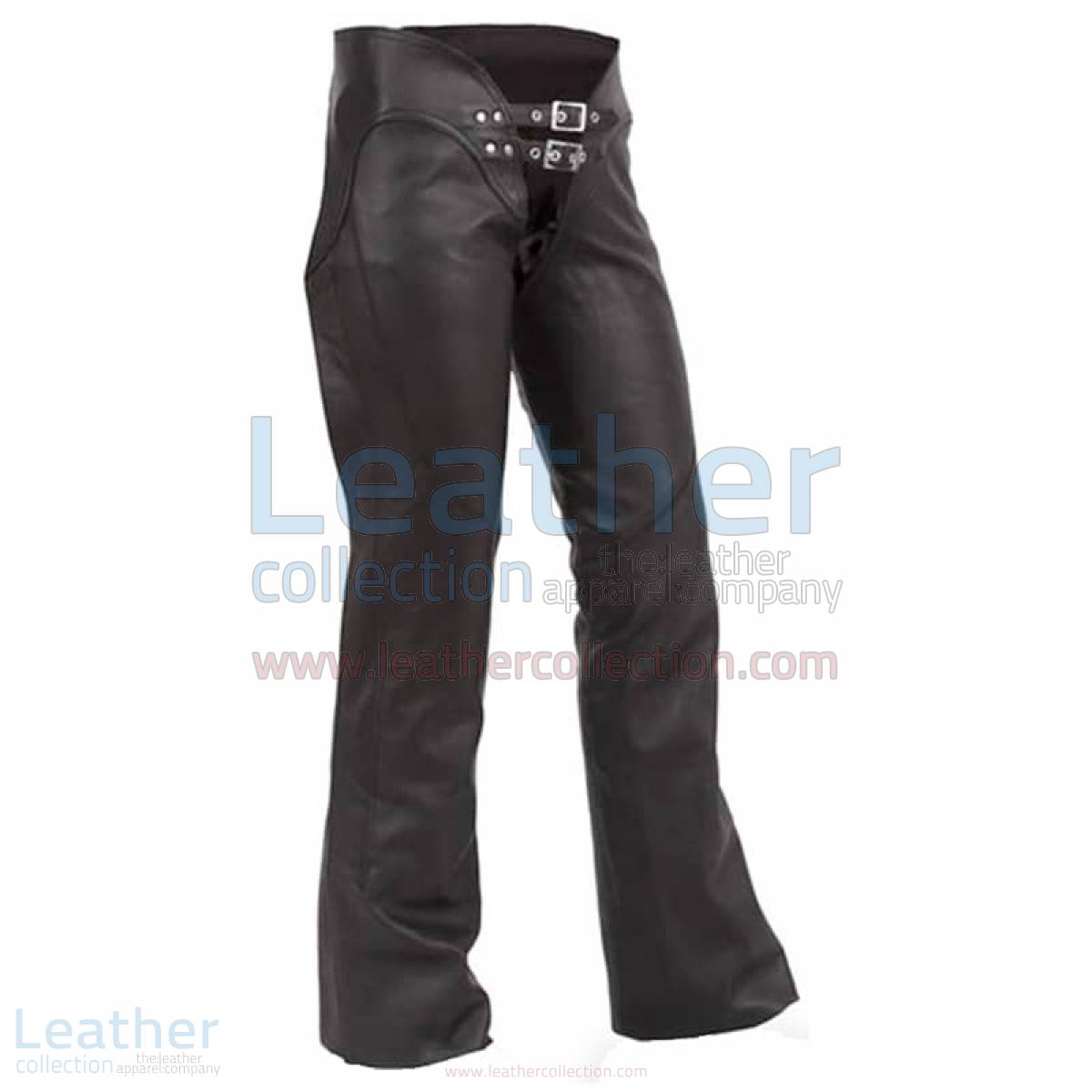 Double Belted Ladies Leather Chaps