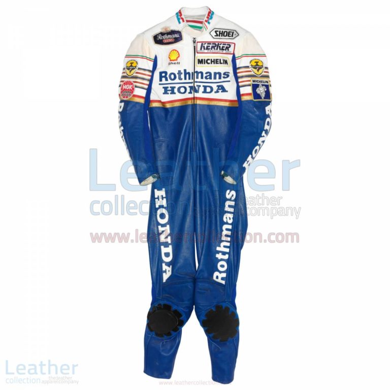 Eddie Lawson Rothmans honda GP 1989 Leathers – Honda Suit