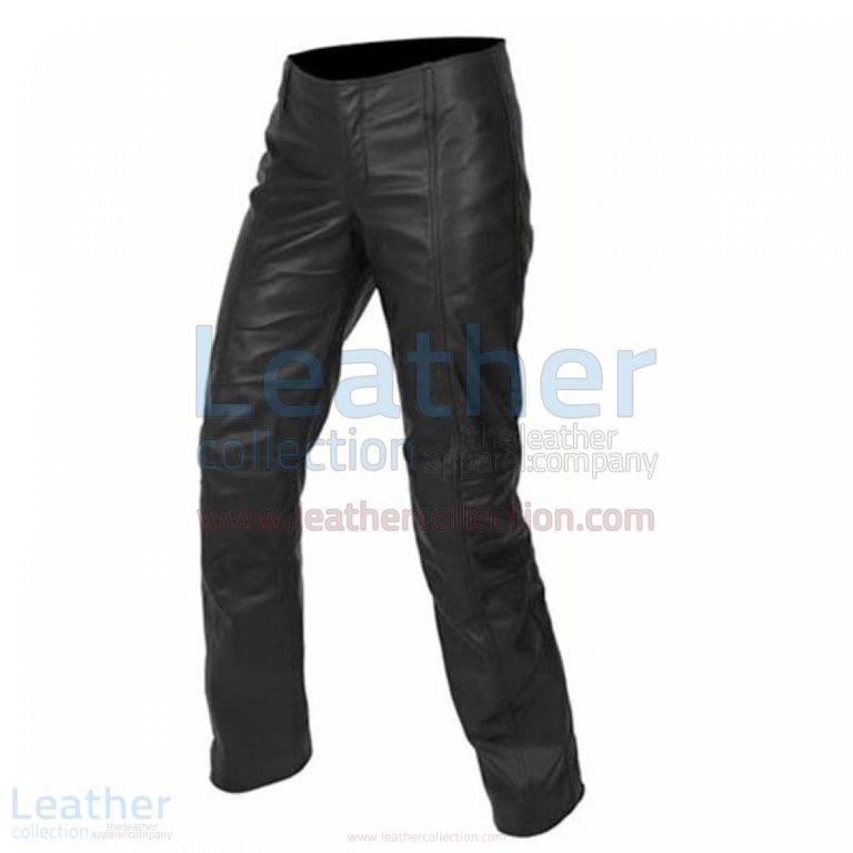 Fashion Womens Black Leather Pants –  Pant
